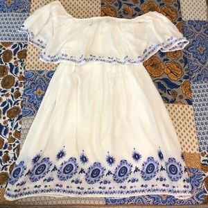 White Off the Shoulder Dress